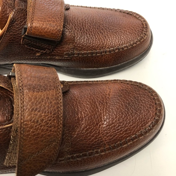 DR COMFORT Scott diabetic leather mens shoes 9210 size 12M brown comfort control main image 6
